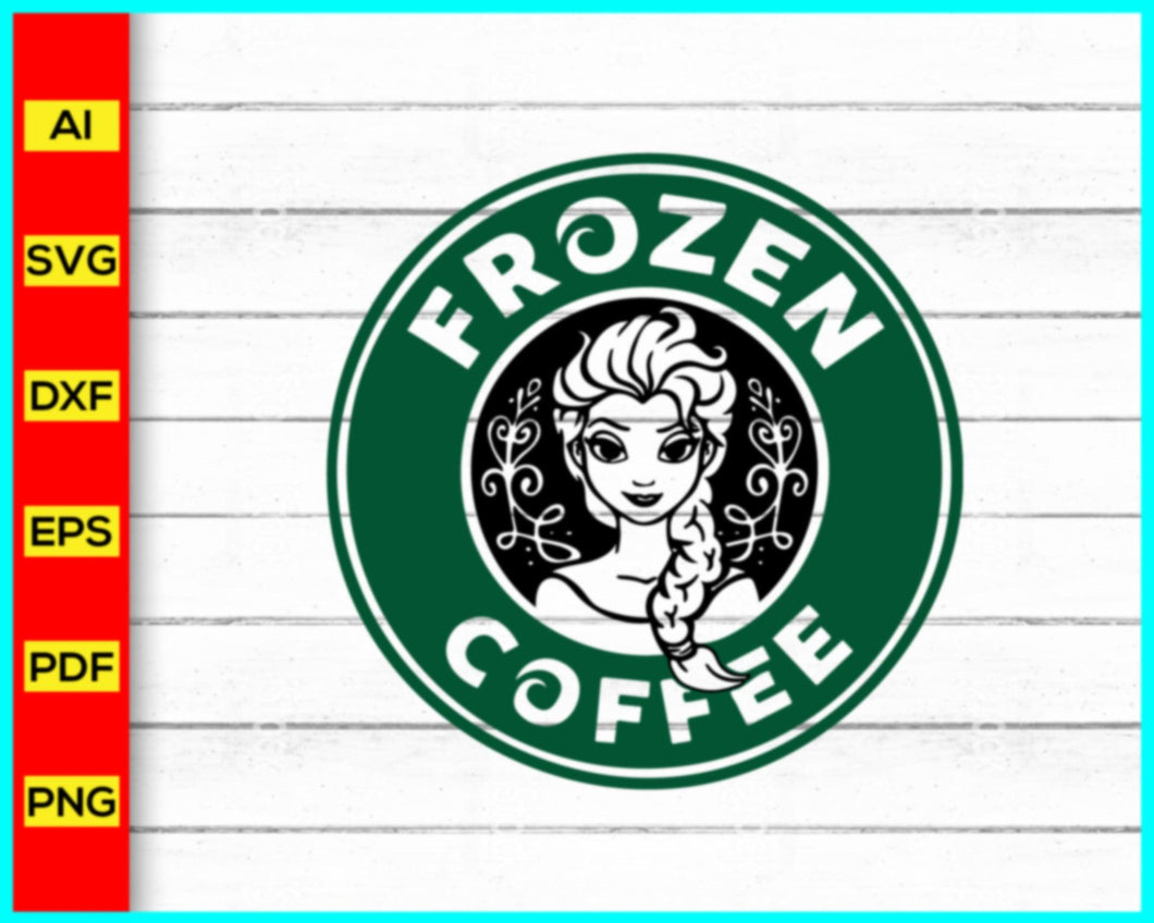Frozen Starbucks Coffee Svg, Starbucks Logo SVG, Coffee Mug svg png, Starbucks Coffee Logo SVG, DXF, PNG, Cut Files, Cricut Use, Cut file for cricut - My Store
