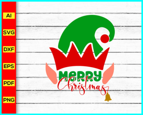 Merry Christmas elf Svg, Elf svg, Elf Family SVG, Christmas SVG, Family Matching Shirt, Elf shirt, make your own, Christmas party shirt, elf dress up - My Store